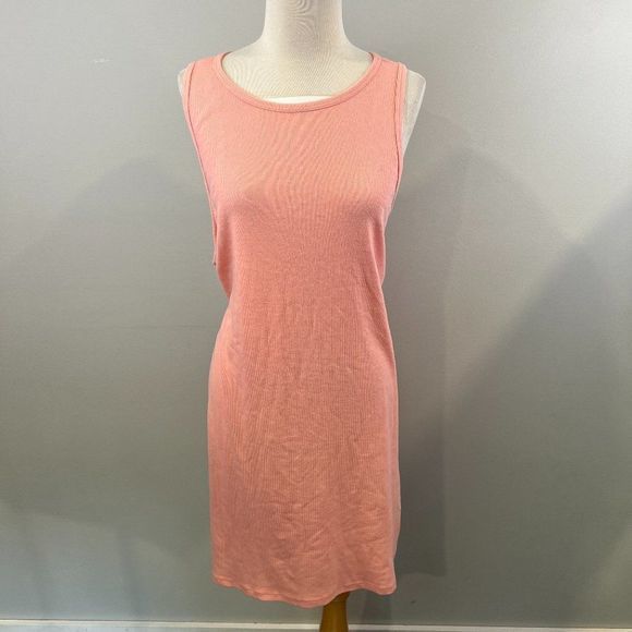 NWOT BP Sleeveless Rib Dress in Pink Pudding (3X)‎ - Picture 4 of 11